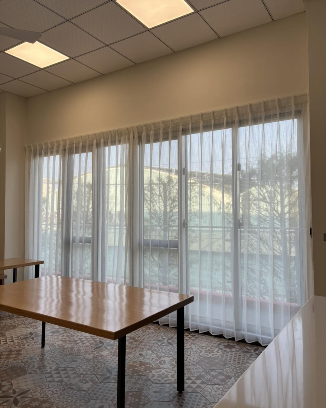 窗紗_民雄_員工休息室