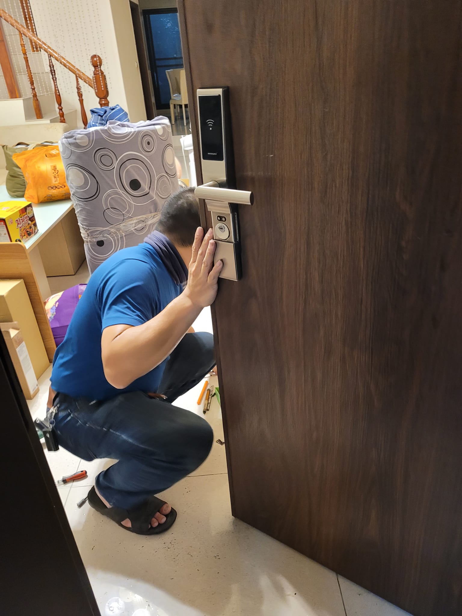 嘉義民雄居家電子門鎖更換