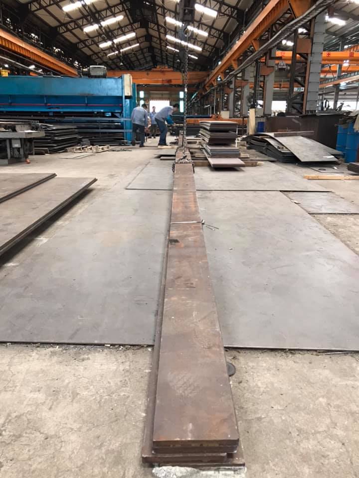 史上最長黑鐵20米長-厚度22mm鋼板折彎04