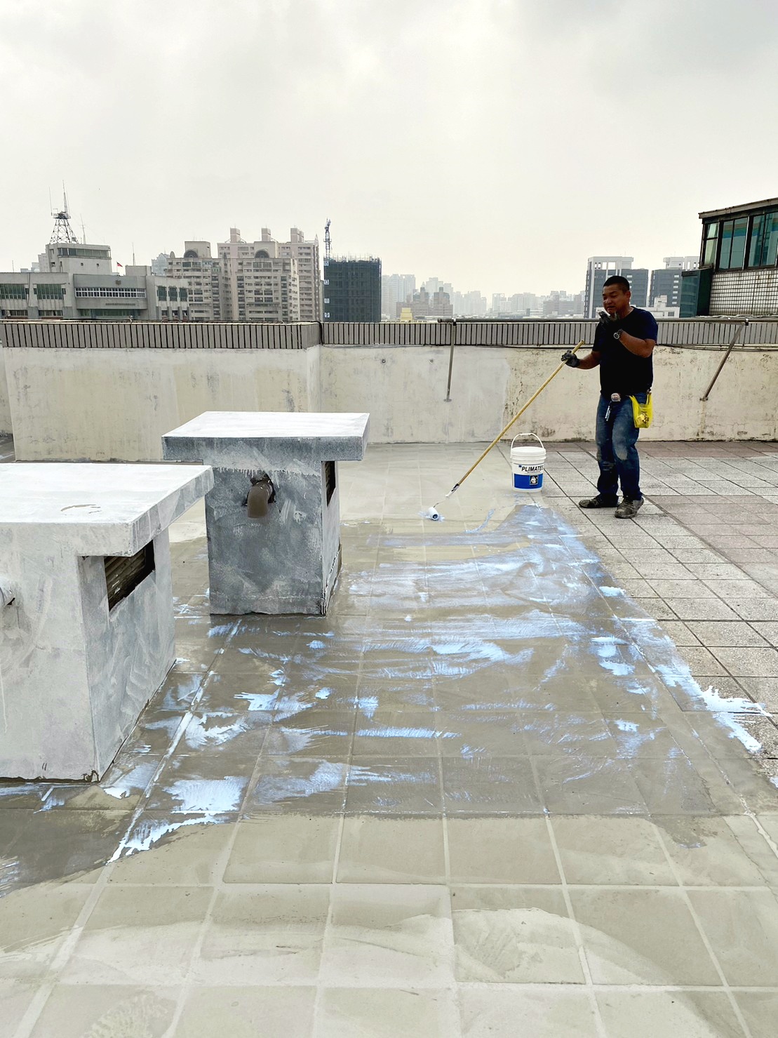 頂樓防水隔熱PU工程