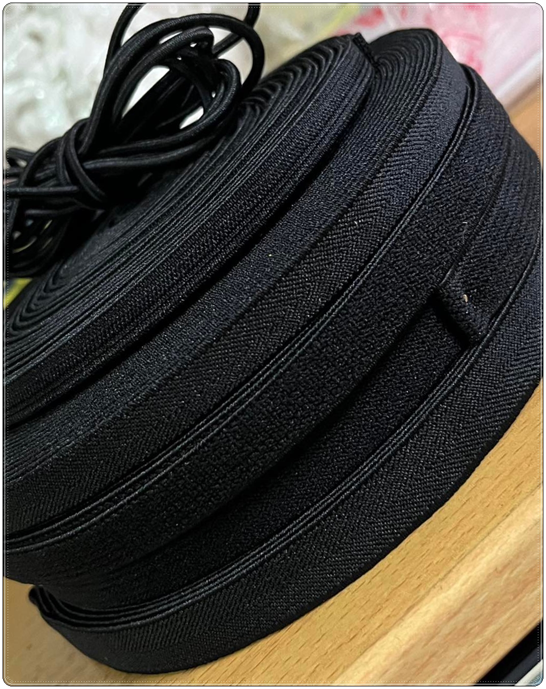 3mm彈力圓繩、8～14mm鬆緊帶