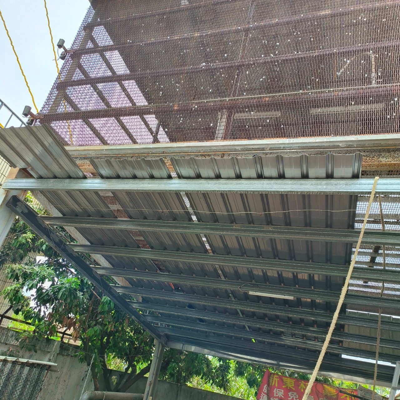 鴿舍鐵皮棚設計施工