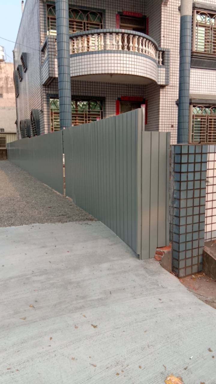 鐵架浪板圍籬施工