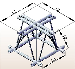 U520四角彎頭-4通