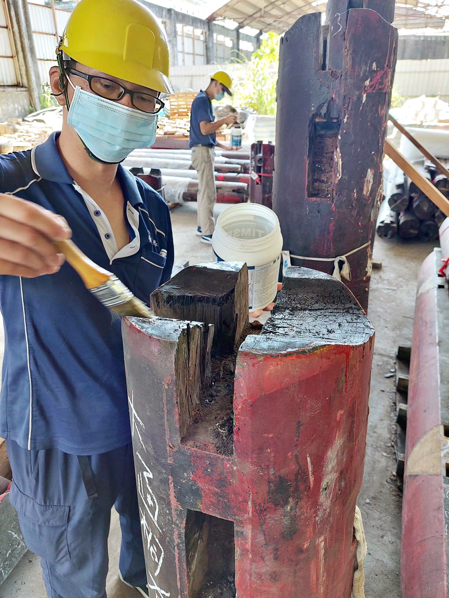 百年文物遺產的主結構第一階段蟲害防治