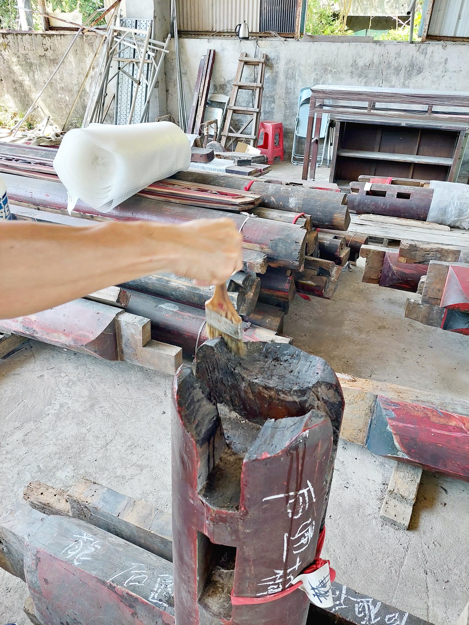 百年文物遺產的主結構第一階段蟲害防治