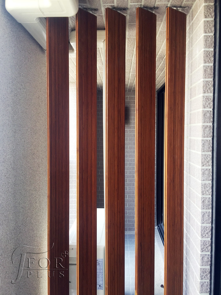 台中三民路時光織錦陽臺格柵(戶外竹地板)