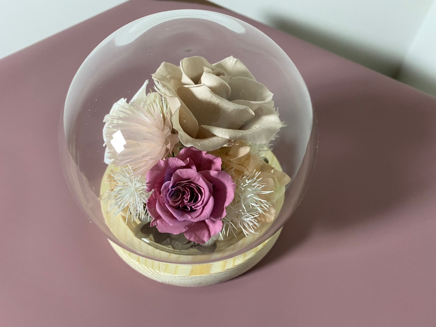 花盅-圓球型(永生花)