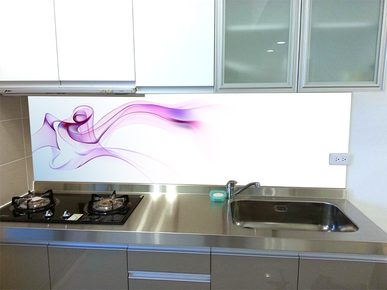 流理台玻璃牆面