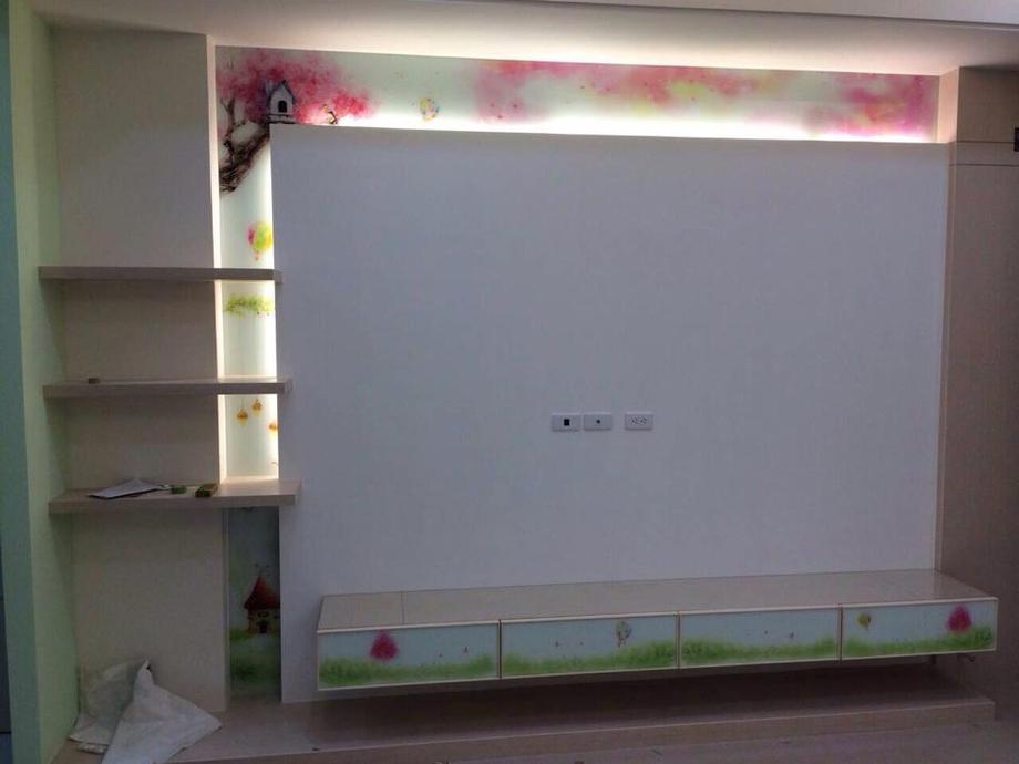 室內裝潢－鄉村風電視牆