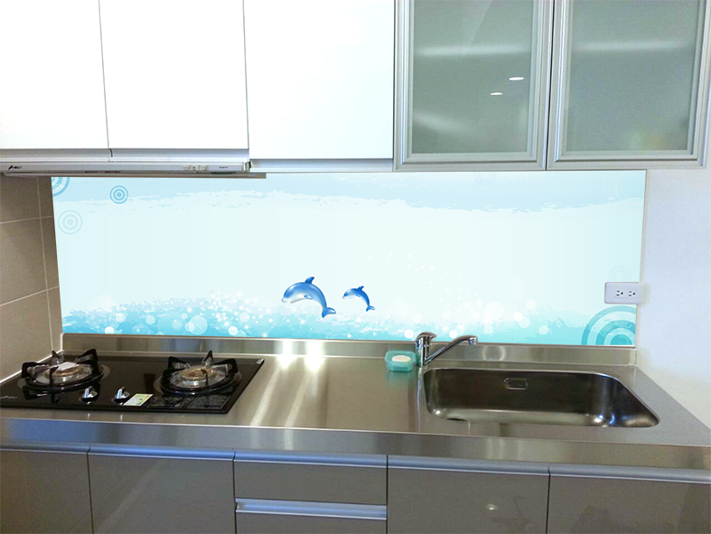 流理台玻璃牆面