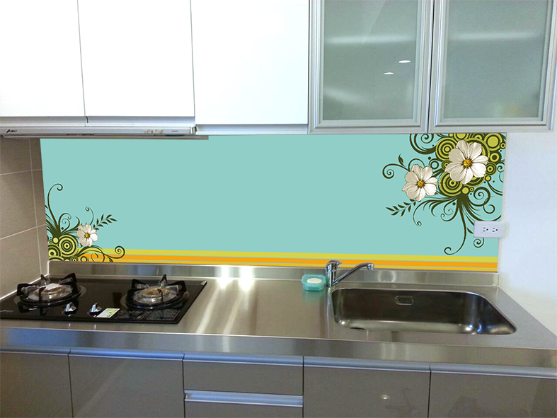 流理台玻璃牆面