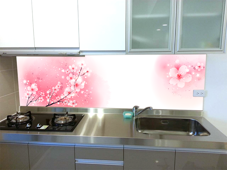 流理台玻璃牆面