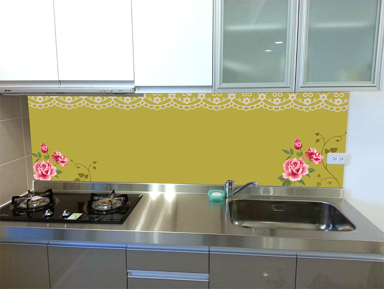 流理台玻璃牆面