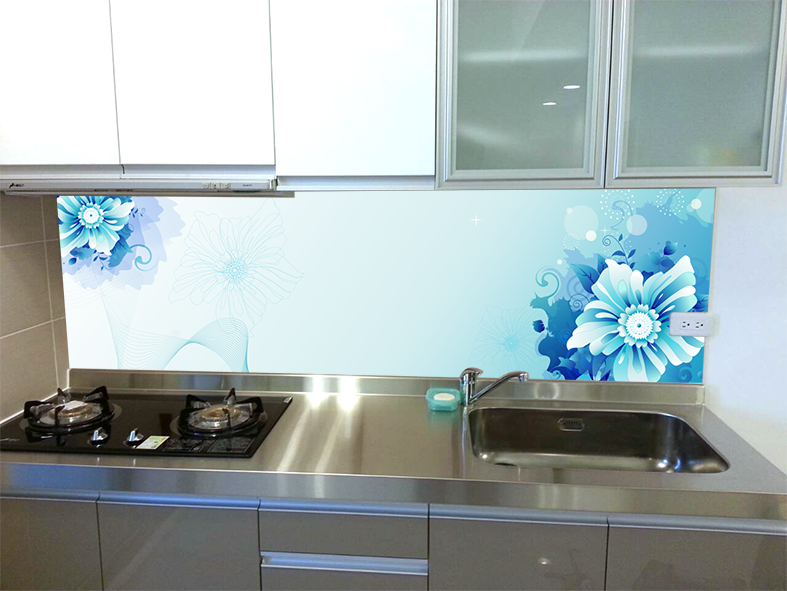 流理台玻璃牆面