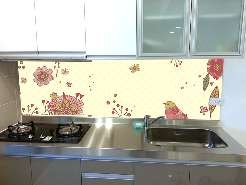 流理台玻璃牆面