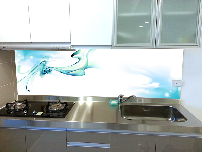 流理台玻璃牆面