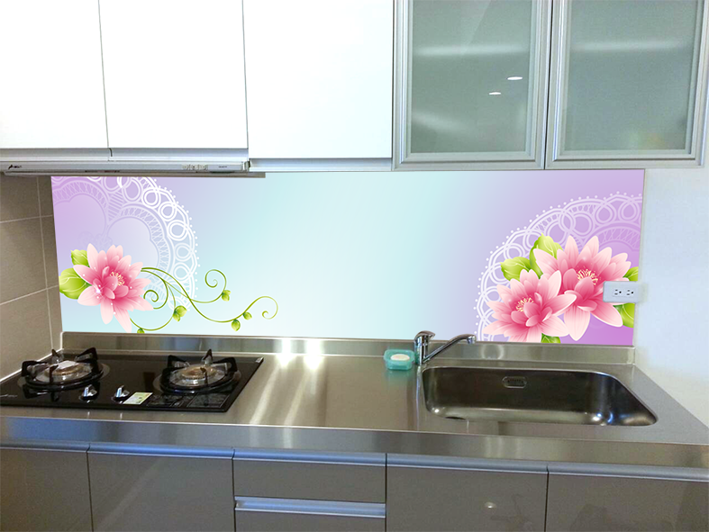 流理台玻璃牆面