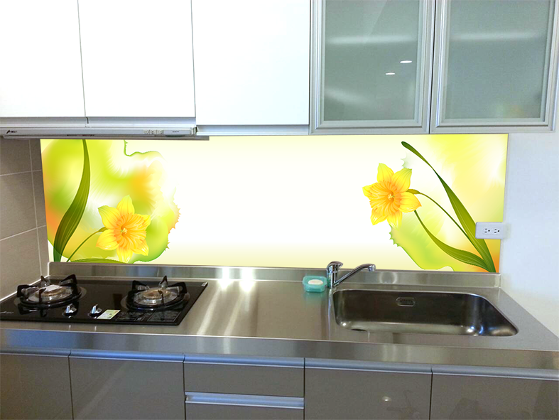 流理台玻璃牆面
