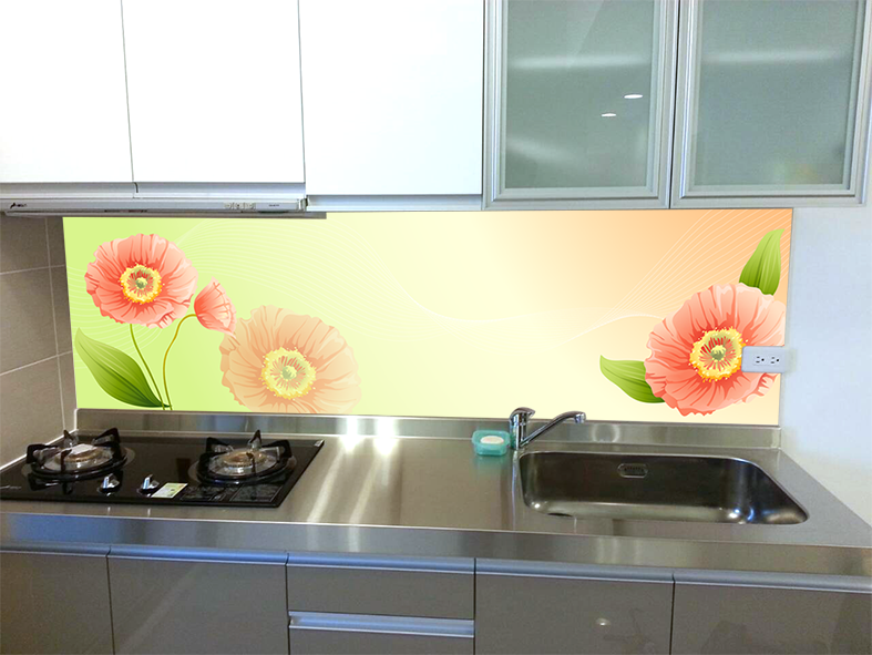 流理台玻璃牆面