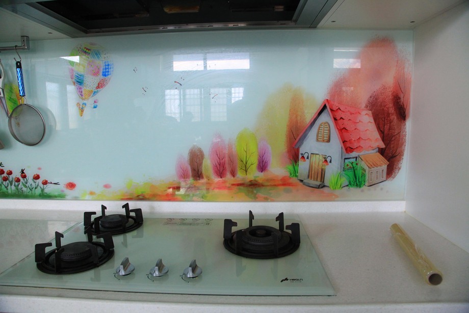 廚房流理台牆面施工案例