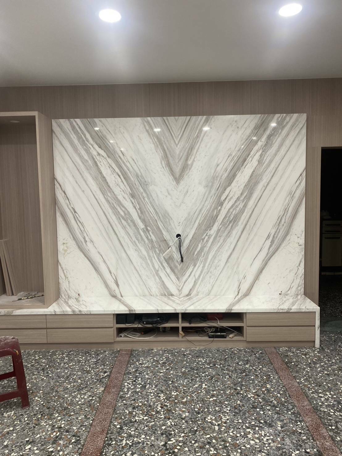 電視牆大理石