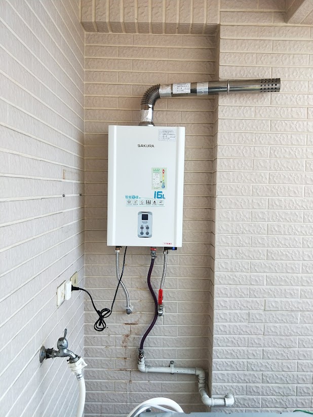 櫻花牌瓦斯熱水器2