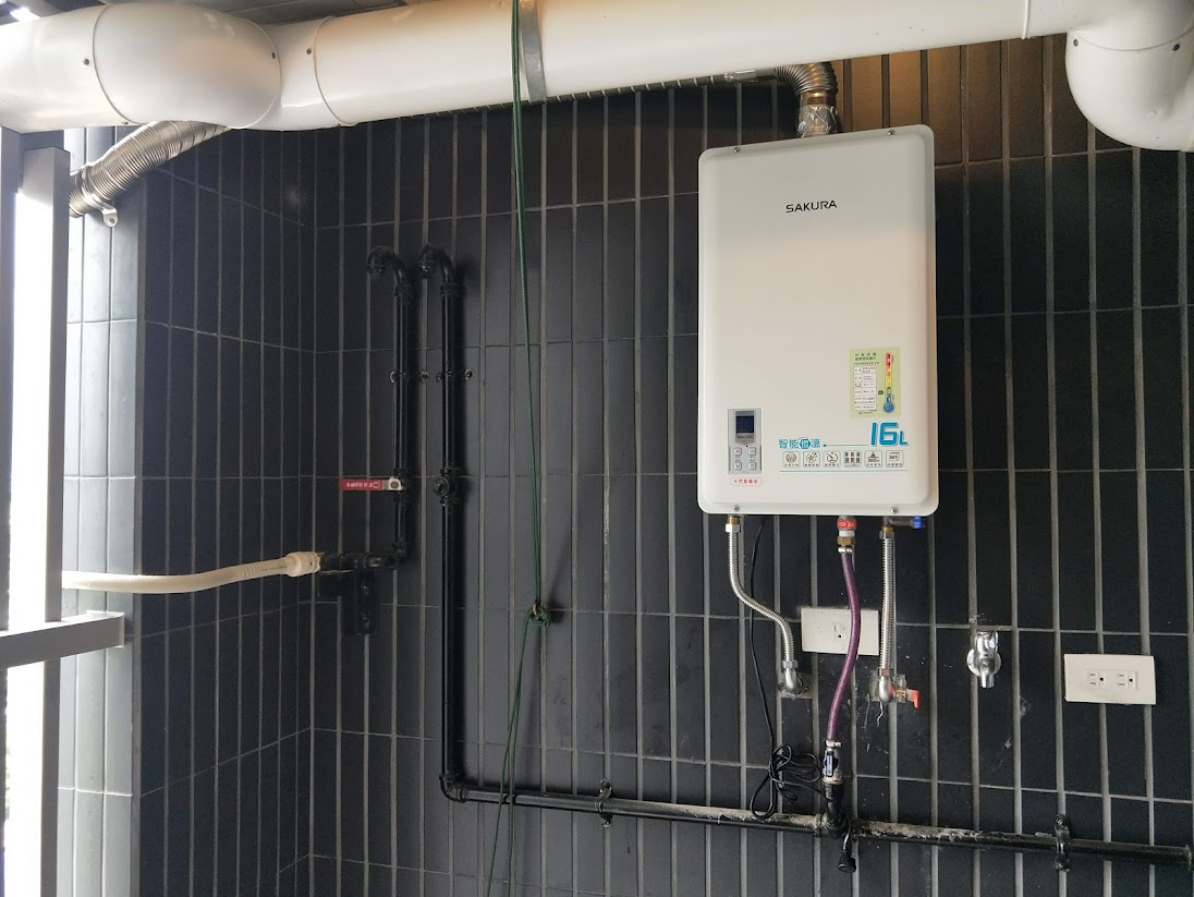 櫻花牌瓦斯熱水器5