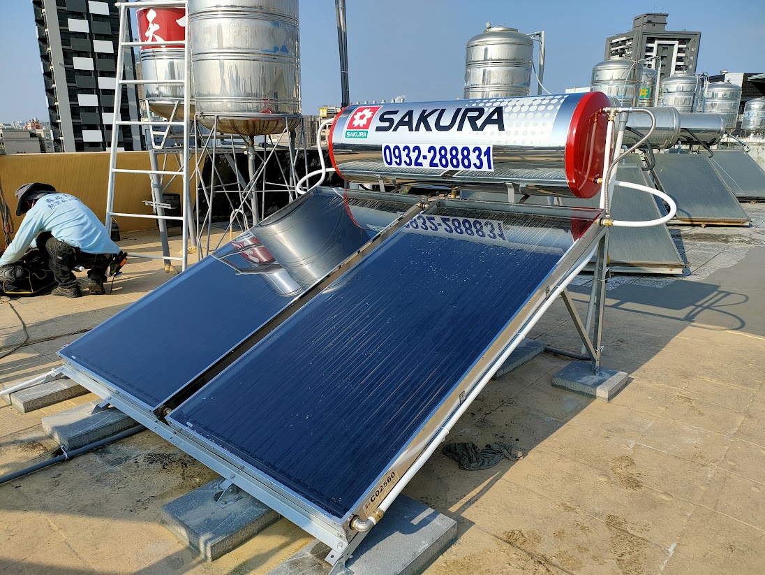櫻花太陽能熱水器28
