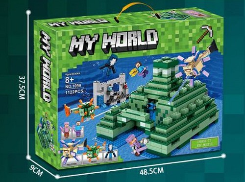 我的世界海洋紀念館積木AWA-1099