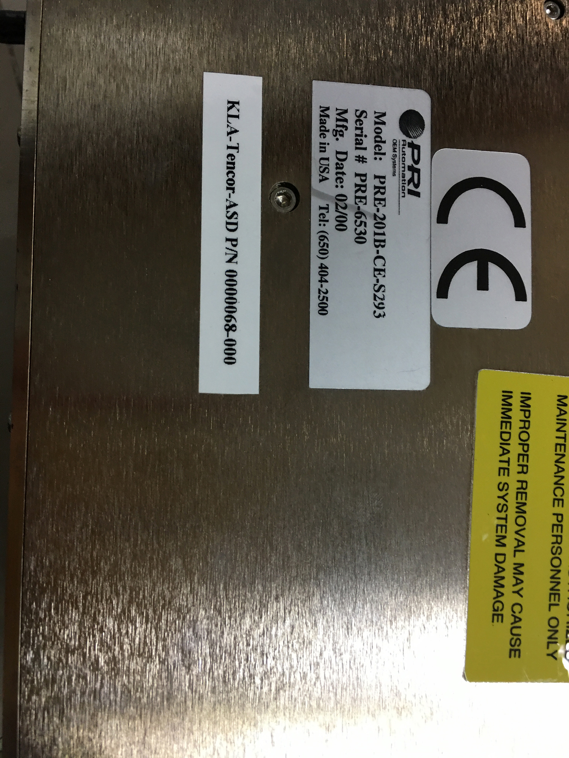 ALIGNER;PRE-201B-CE-S293