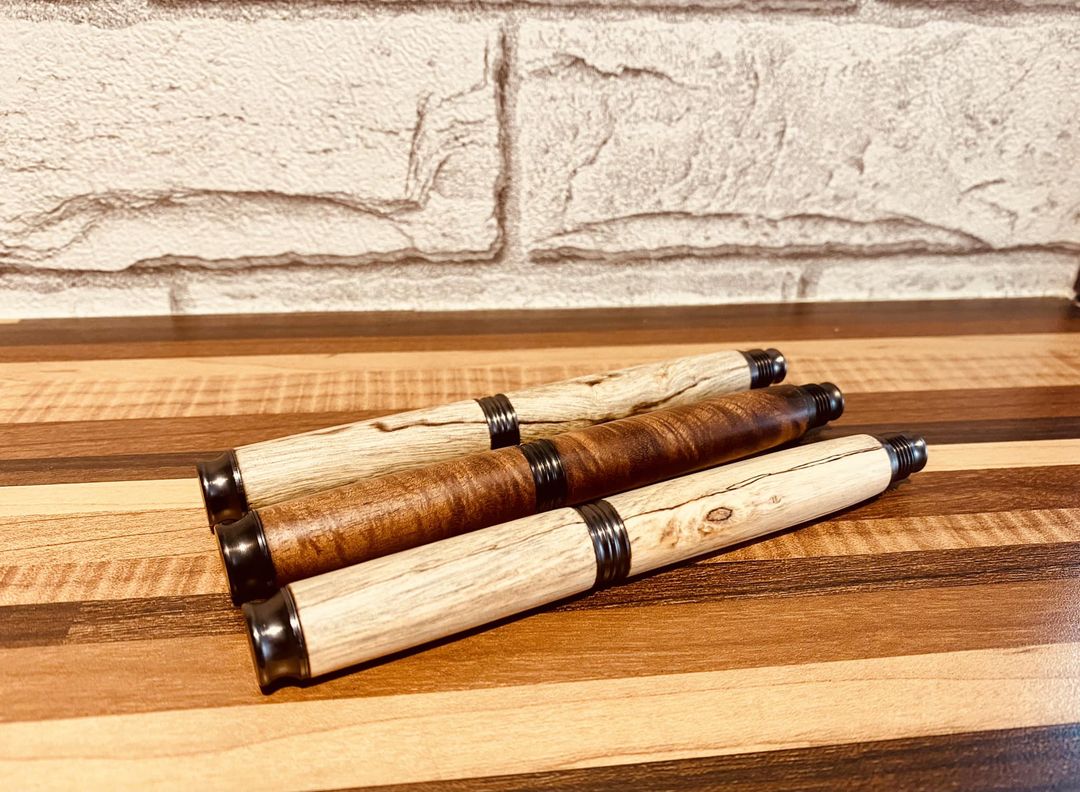 木頭鋼筆雷射雕刻-刻字