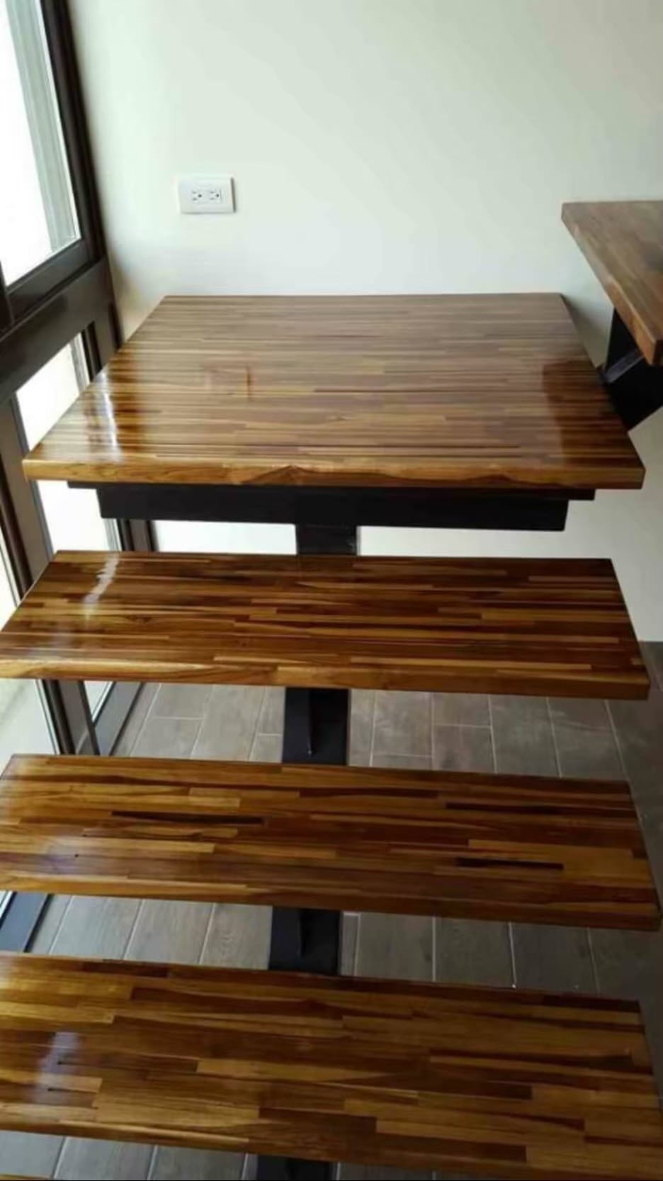 柚木集成樓梯踏板