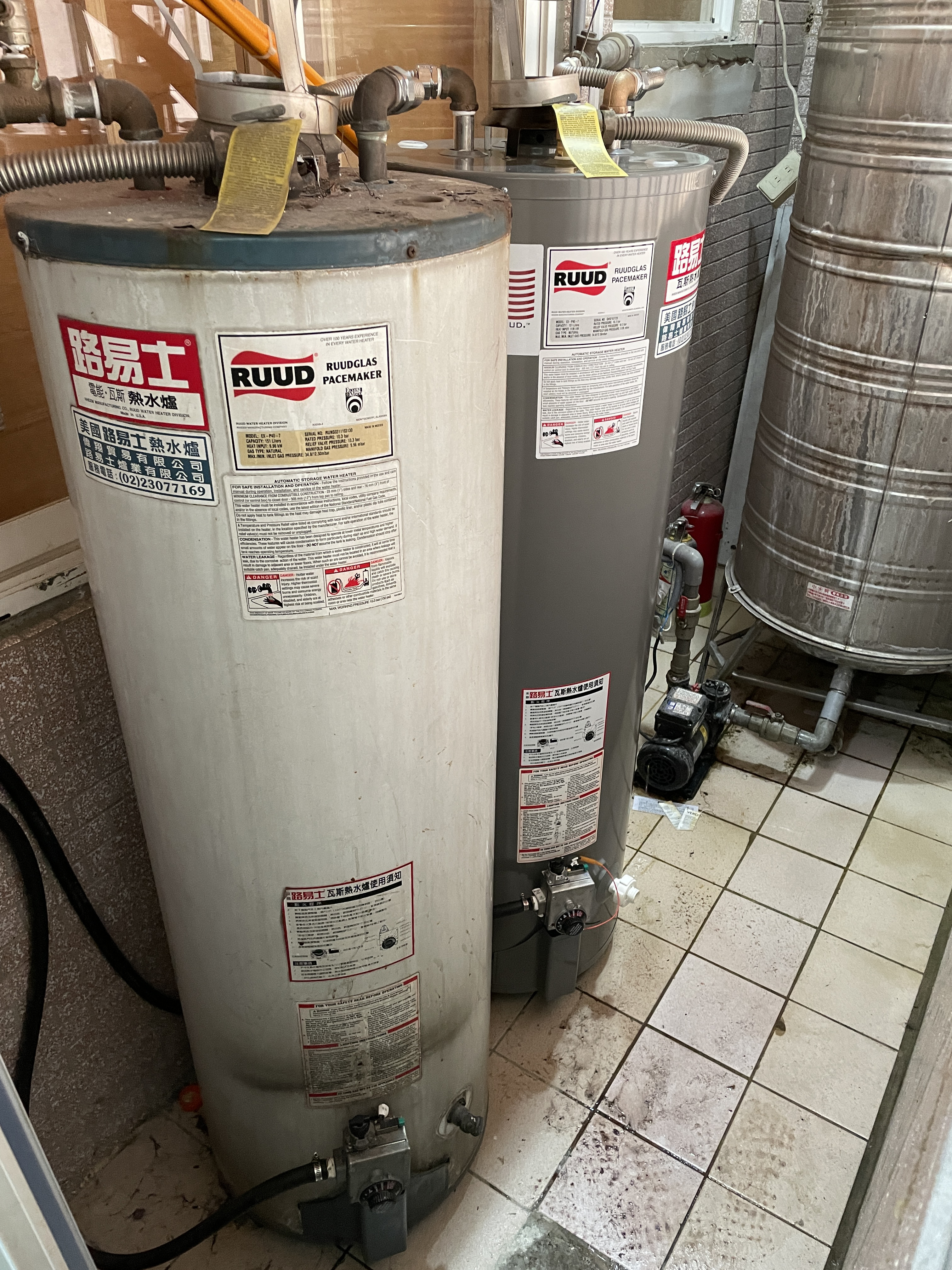 美國RUUD路易士-家用天然瓦斯熱水爐