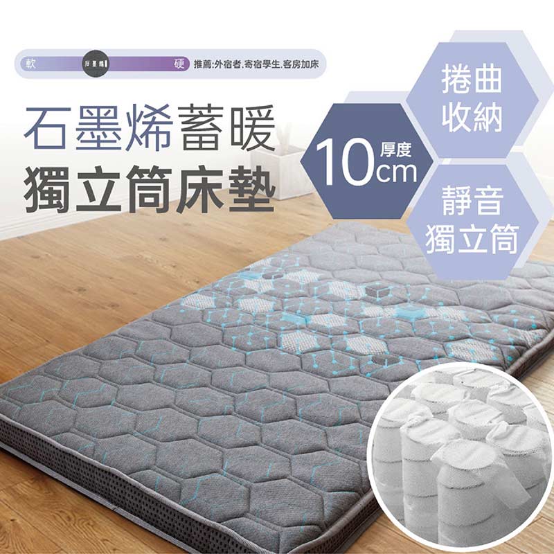 石墨烯獨立筒床墊