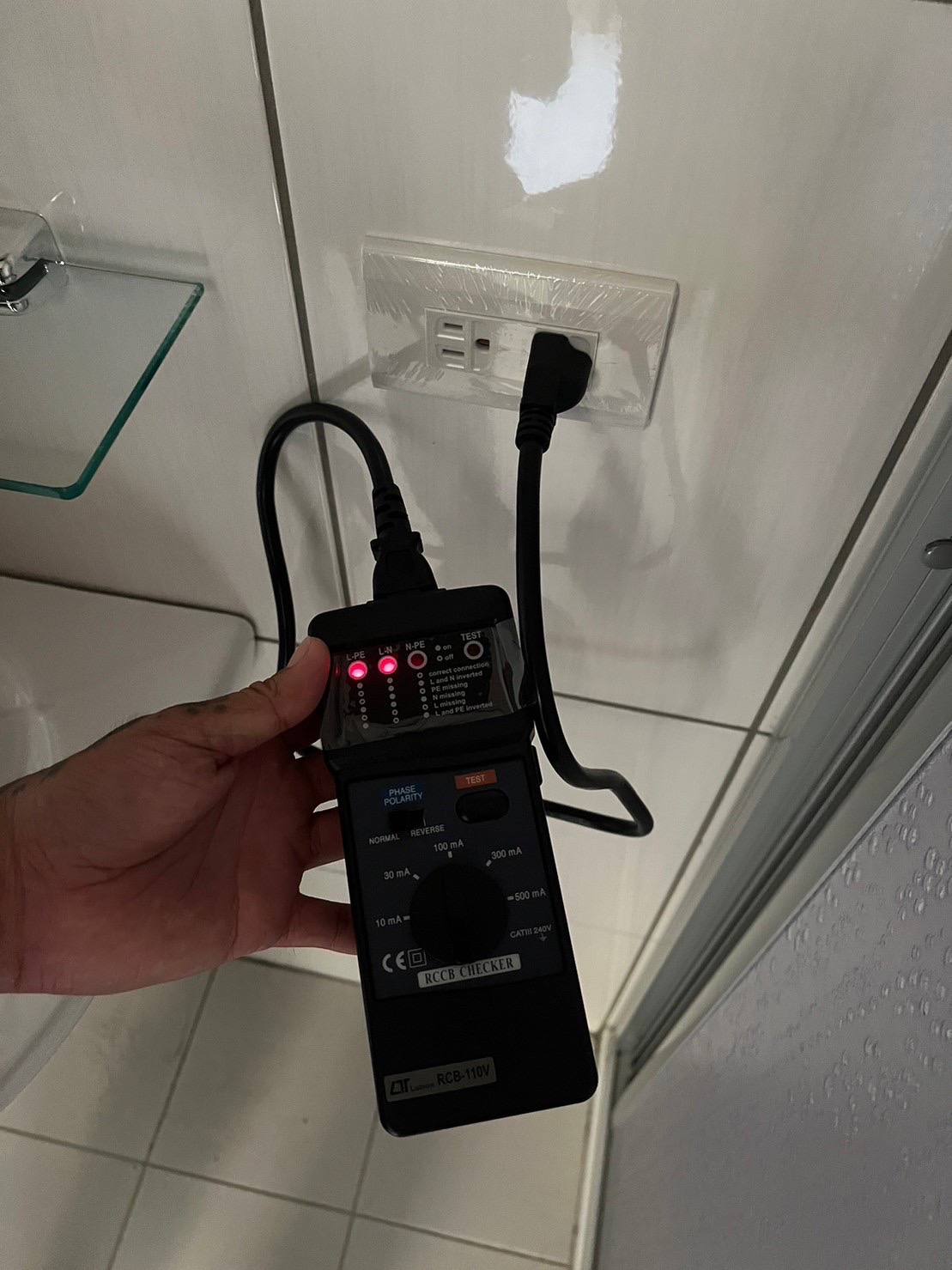 插座迴路漏電斷路器檢測