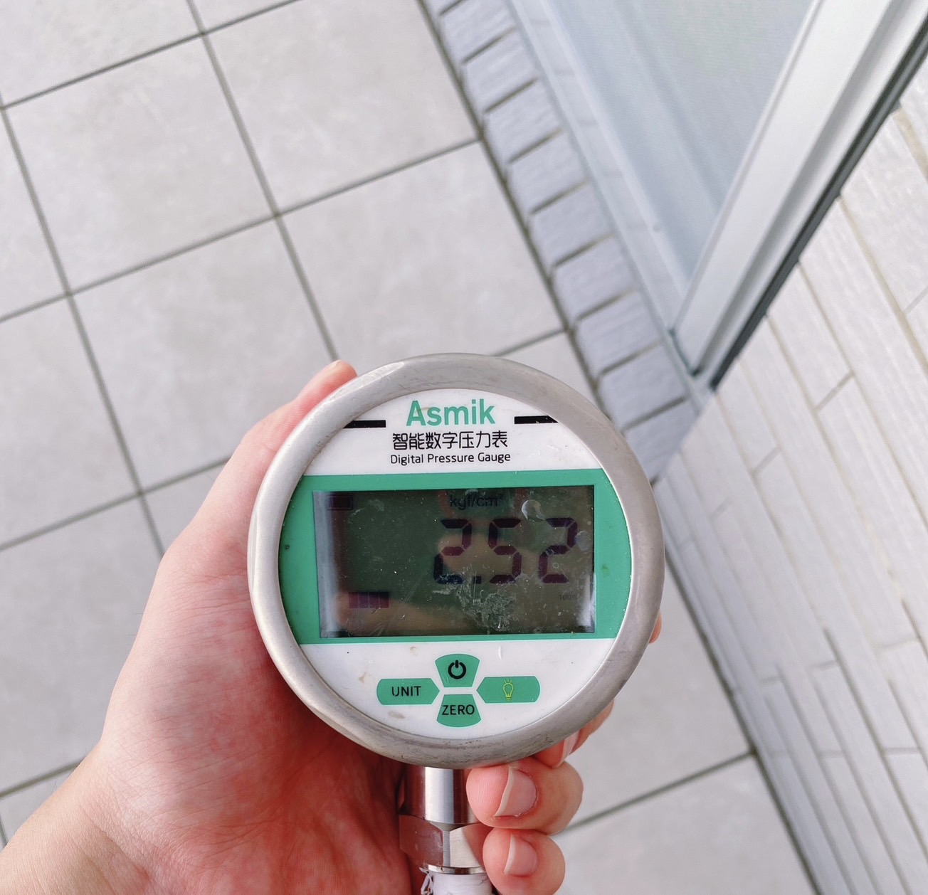 給水管水壓檢測