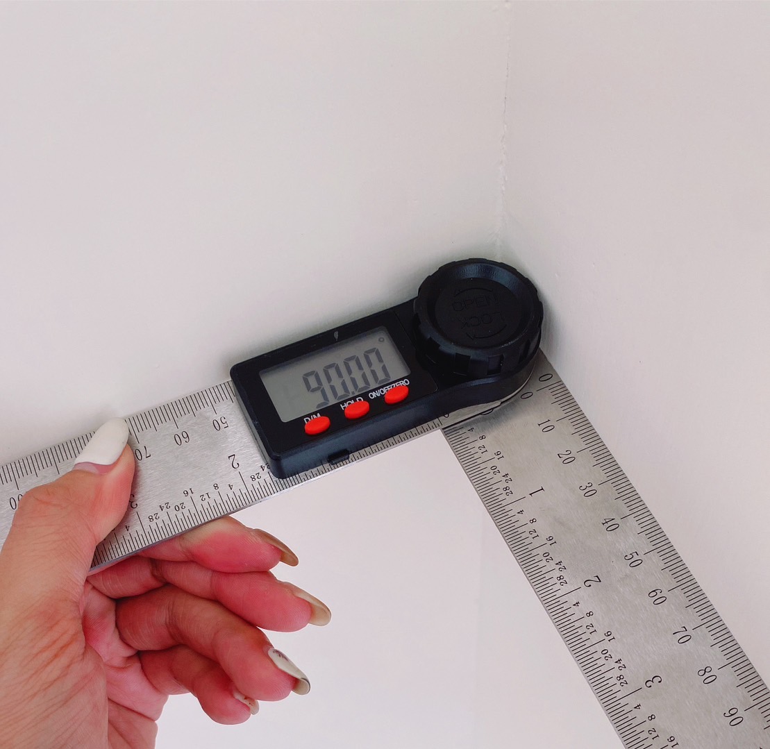 牆面垂直度陰陽角檢查