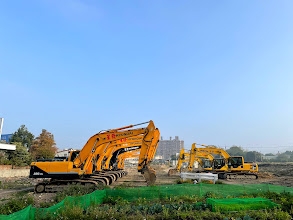 挖土機出租.汙水管施工 石虎破碎機 灑水車包月出租 震動壓路機出租 小挖土機-營建機械