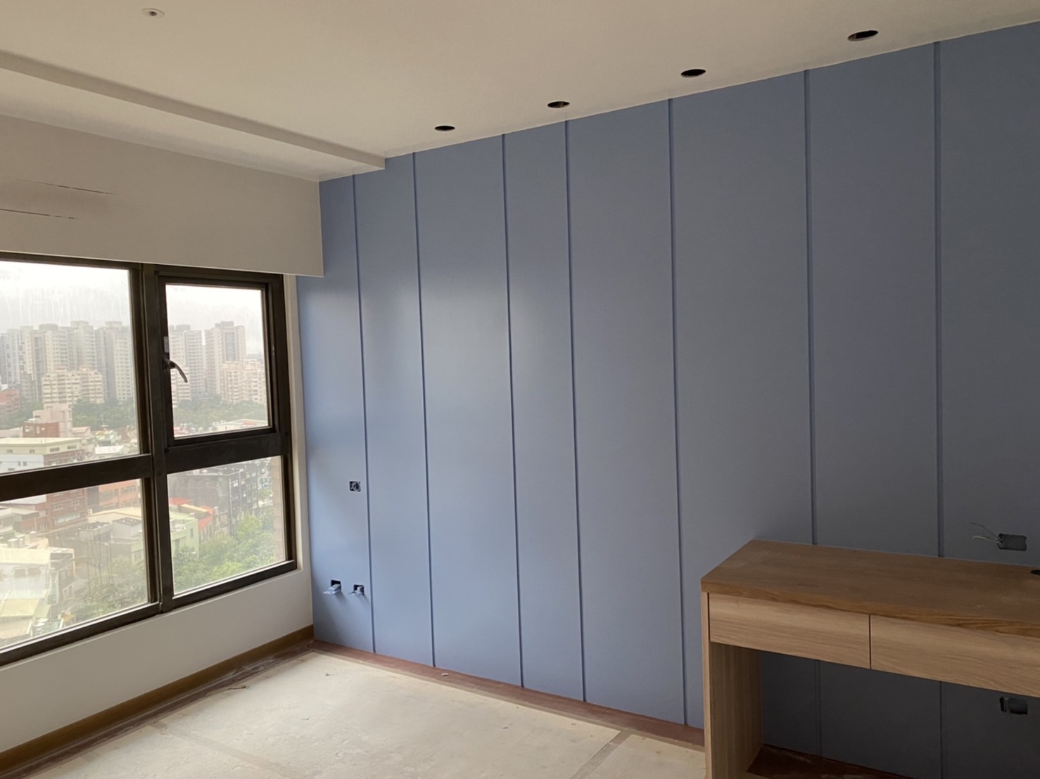 林口黃宅牆面造型烤漆(中壢室內設計)