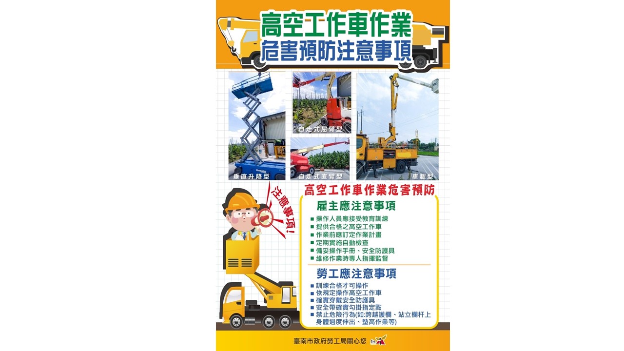 中國勞工安全衛生管理學會高空工作車課程