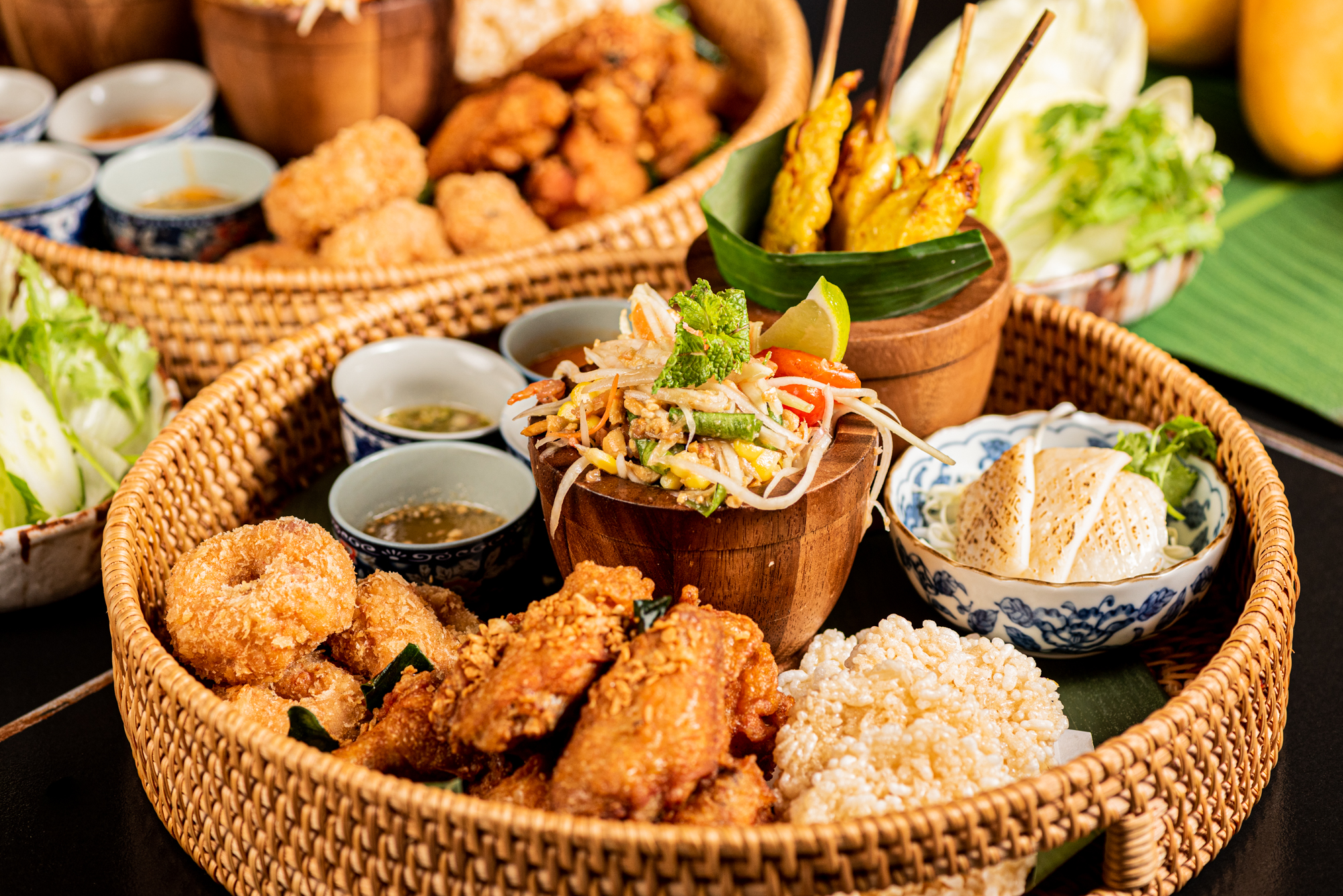 泰小食青木瓜拼盤_莎瓦迪卡海鮮泰