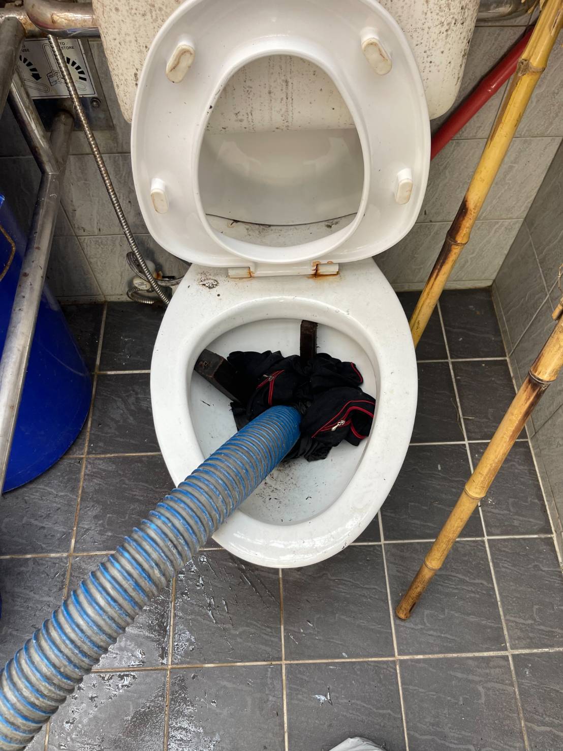 吸馬桶、馬桶阻塞