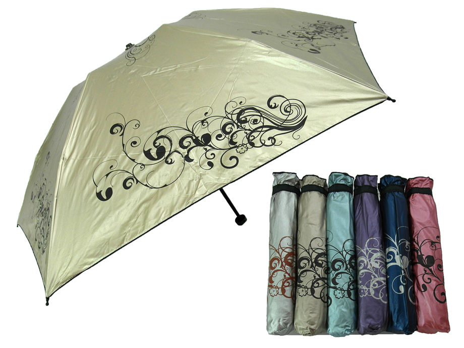 日式仿碳纖三折傘(浪花)