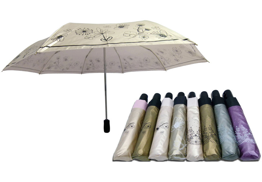 分段式色膠自動開收傘