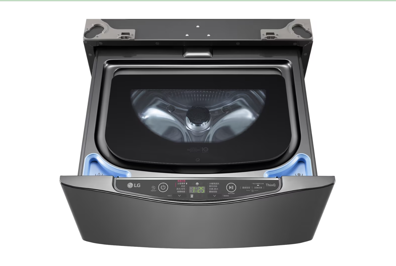 LG-MiniWash-迷你洗衣機-(蒸洗脫)｜2公斤-(尊爵黑)