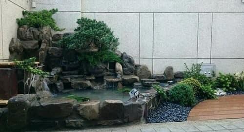 假山水池