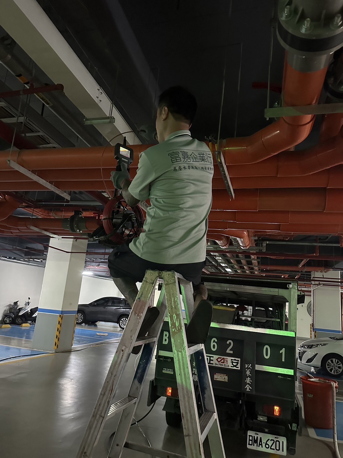 大樓吊管水刀疏通