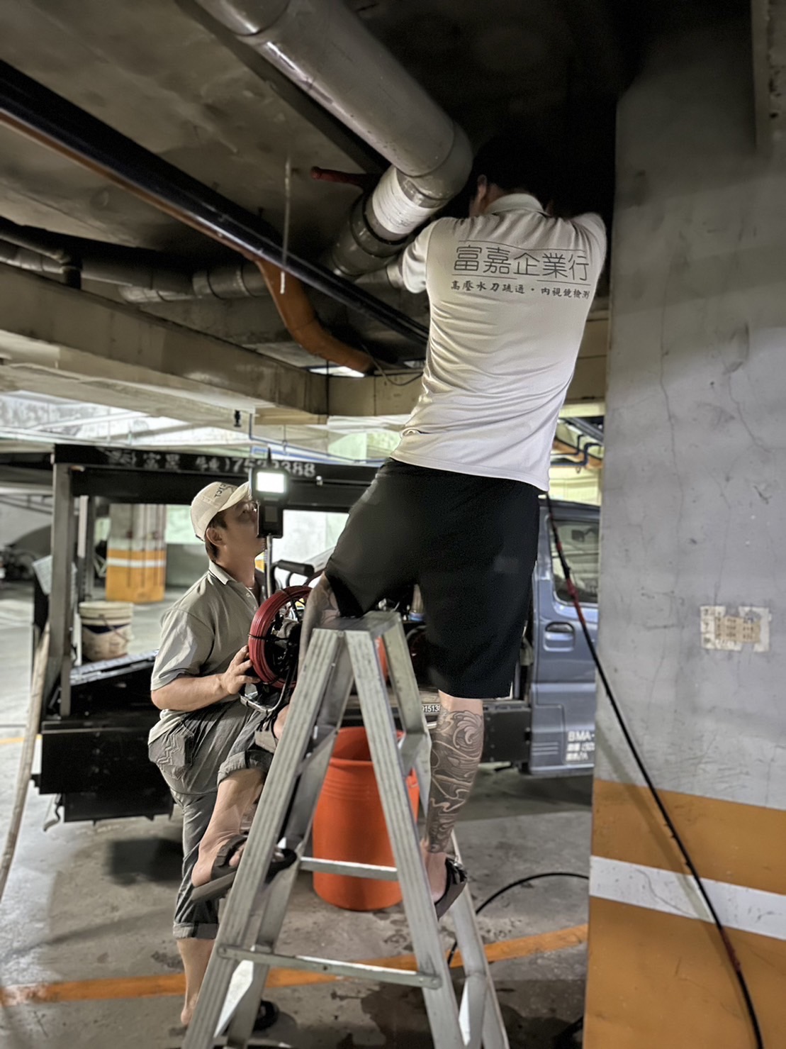 大樓吊管水刀疏通