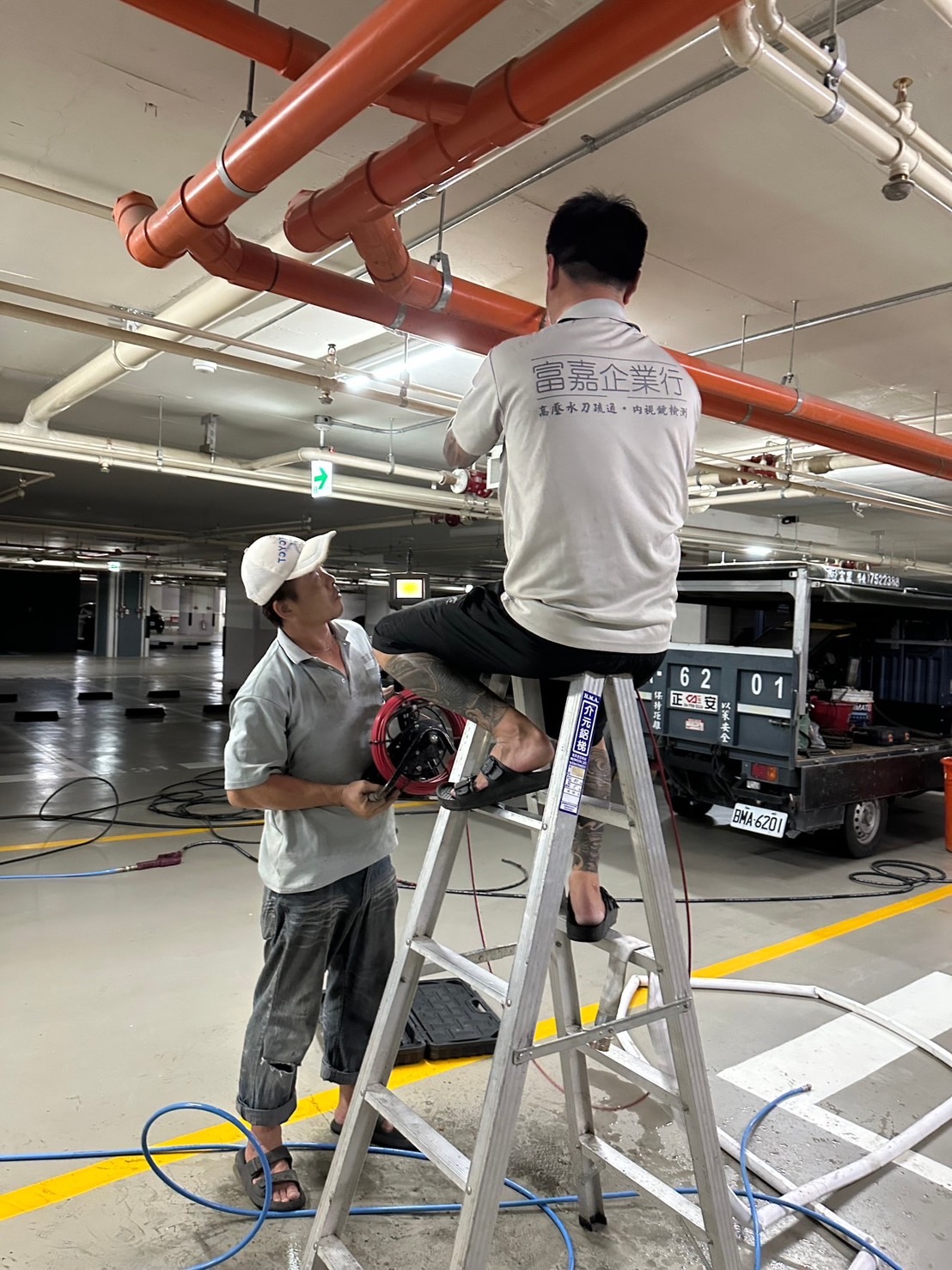 大樓吊管水刀疏通